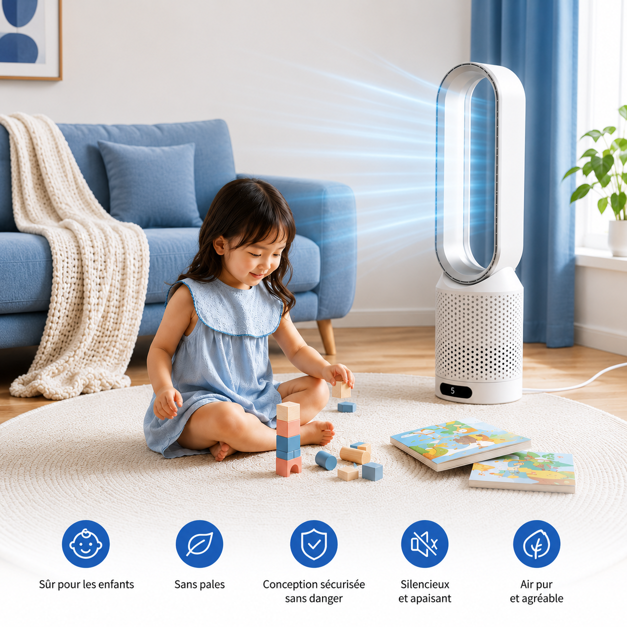 Ventilateur Purificateur d'Air