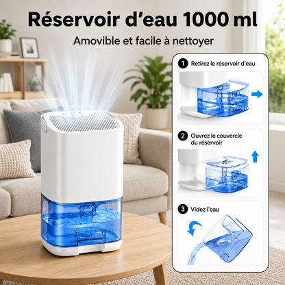 Purificateur et Déshumidificateur d'Air Portable Silencieux
