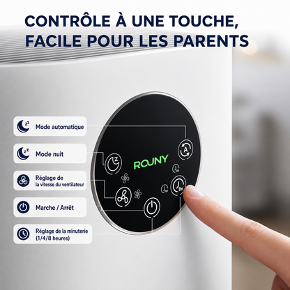 Purificateur et Humidificateur d'Air 2-en-1