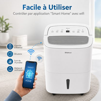 Déshumidificateur Électrique Connectée
