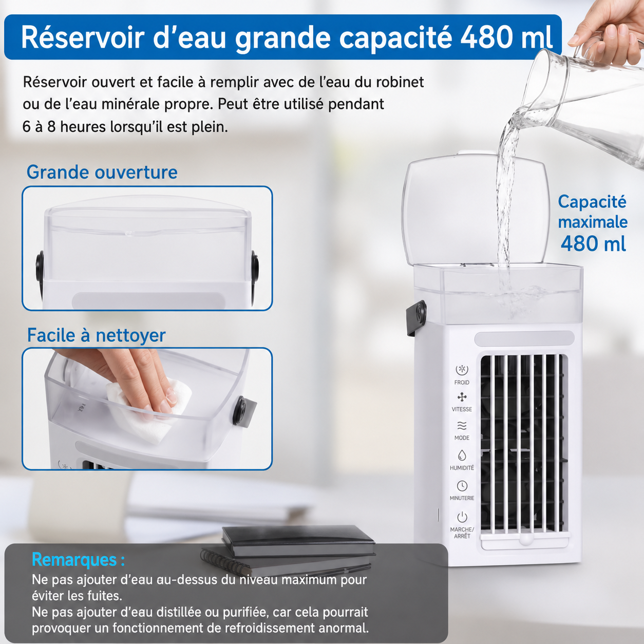 Refroidisseur d'Air 3-en-1
