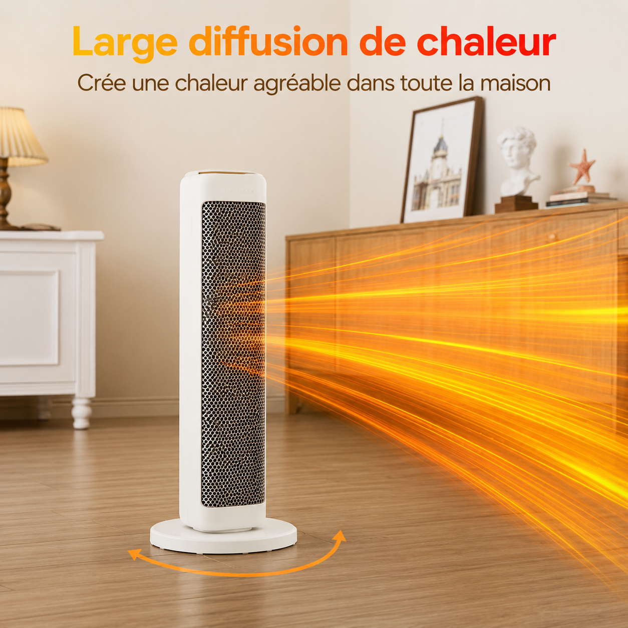 Chauffage d'Appoint Céramique 2000W
