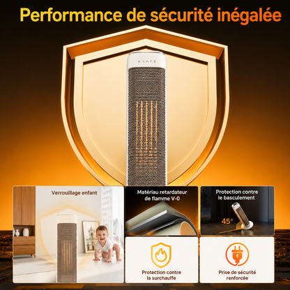 Chauffage d'Appoint Céramique 2000W