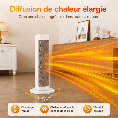 Chauffage d'Appoint Céramique 2000W